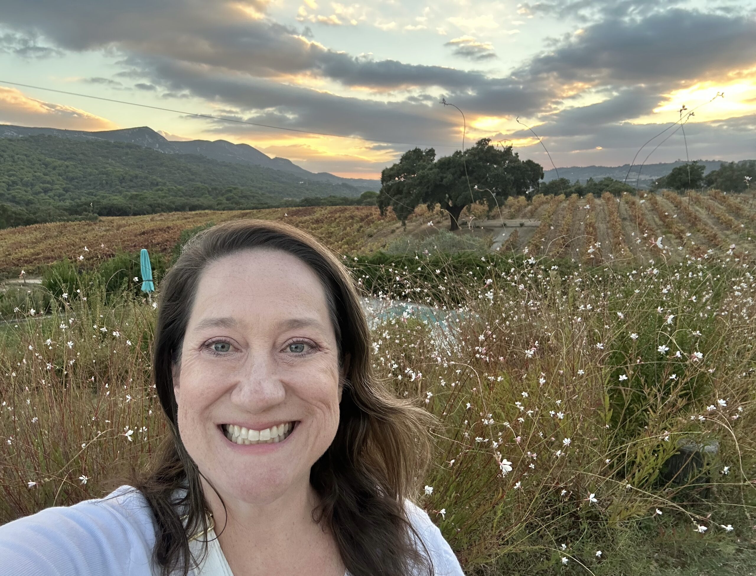 Kelli Corniello at portugal wine country